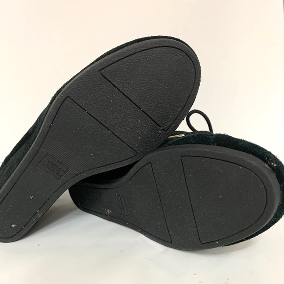 Toms black suede wedge booties - Picture 7 of 7